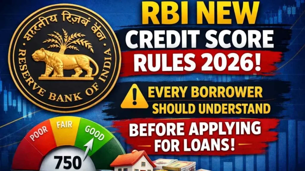 RBI New Credit Score Rules 2026 Every Borrower Should Understand Before Applying For Loans